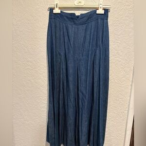 Mercedes and Adrienne Long Denim Skirt size 8